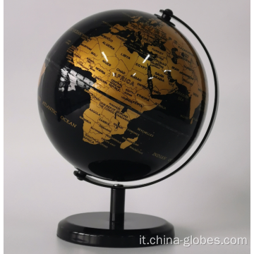 Mappa geografica del globo del mondo di arredamento classico